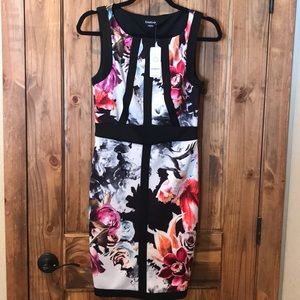 BEBE Floral cocktail dress